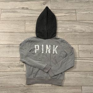 PINK Sherpa hoodie